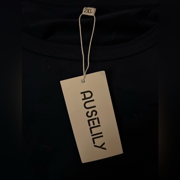 AUSELILY Women Long Sleeve Loose Maxi Dresses Casual Long Dresses W/Pockets XXL - Picture 3 of 5